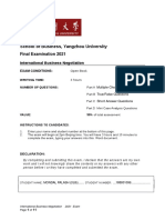 2021 IB Exam Paper Mondal Palash 188801099