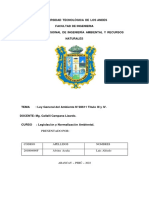 Ley General Del Ambiente #28611 - Titulo Iii y Iv