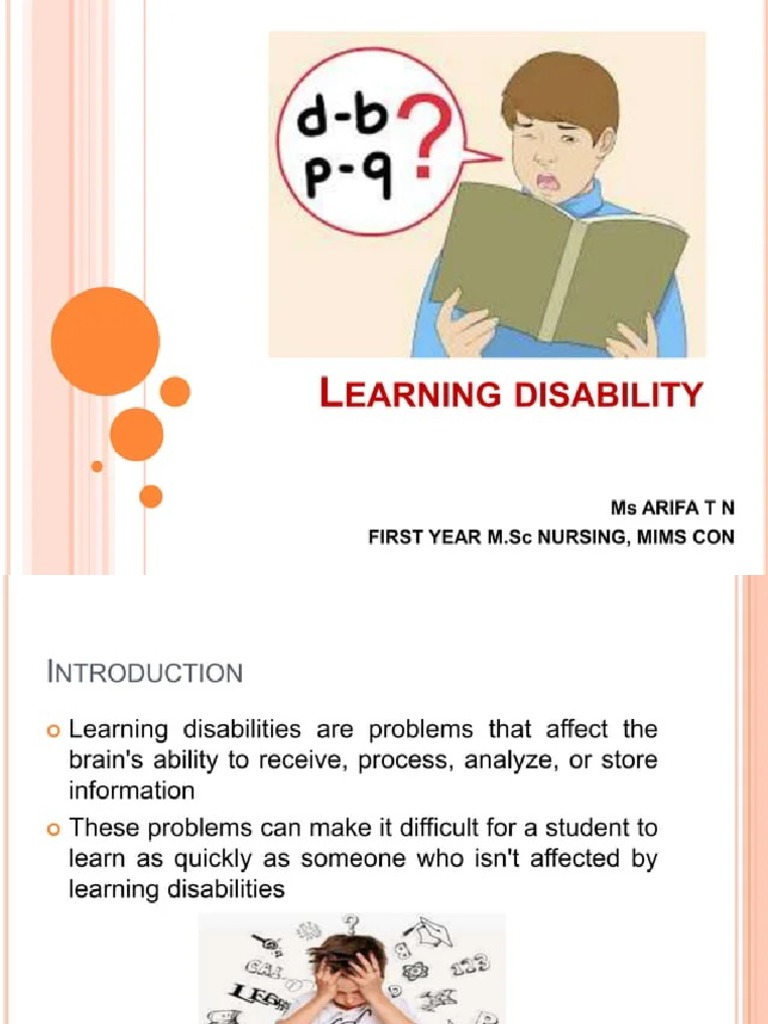 Learners With Learning Disability | PDF