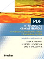 Resumo Introducao As Ciencias Termicas Frank W Schmidt Robert e Henderson