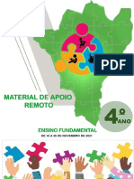 4 Ano Atividades de Apoio Remoto 16 A 26 de Novembro de 2021