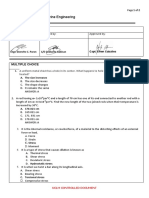 Quiz # 4: Bachelor of Science in Marine Engineering