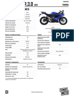 Yzf r15 Ver30 2021 - Yamaha - Azul 01 08 2022