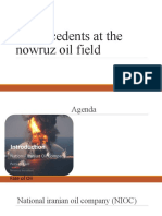 Nowruz oil field incident in the Persian Gulf