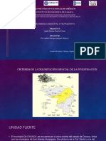 2.criterios de La Delimitación Espacial de La Investigación