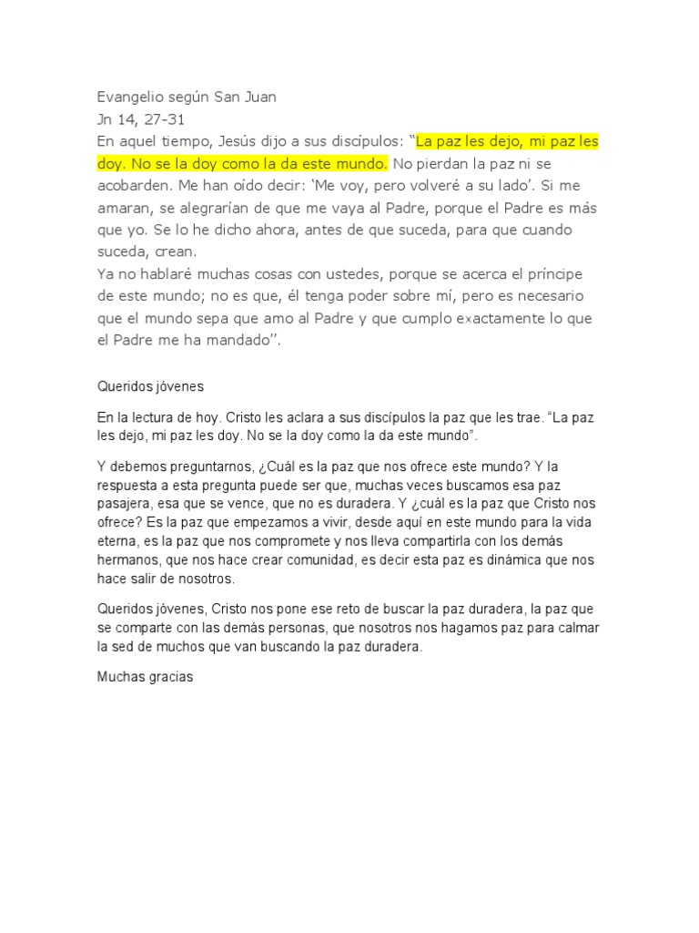 evangelio segun san juan cap 5