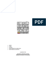 Fundación Recreativa Regalando Sonrisas Venezuela (Mision, Vision, Valores, Departamentos)