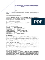 Interpone Demanda de Nulidad de Despido Por Discriminación de Idioma