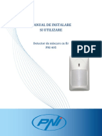 Manual Utilizare Instalare Detector Miscare PNI 405