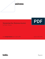 Sharpening Your Business Acumen