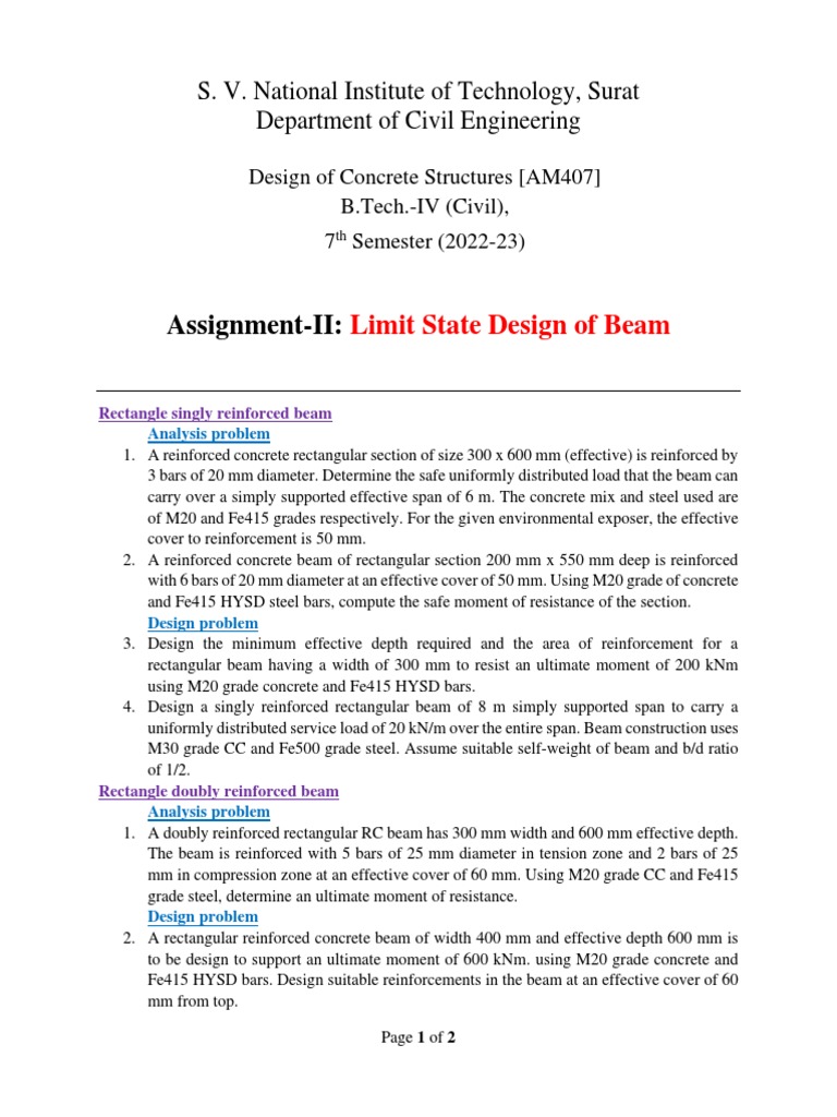 Doubly Reinforced Beam Solved Problems