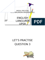 English Language Upsr: Modul Pecutan Kecemerlangan Akademik 2011