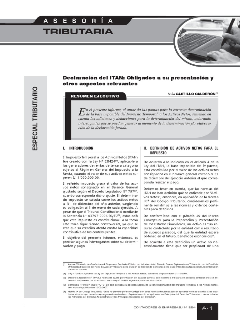 Area Tributaria | PDF | Impuestos | Impuesto sobre la renta