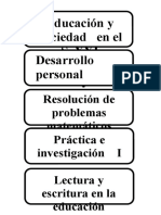 Nombres de Cursos