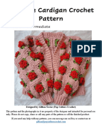 The Rose Cardigan Crochet Pattern
