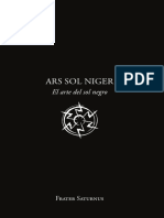 ARS SOL NIGER - El Arte Del Sol - Frater Saturnus - Original