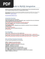 Mysql Guide