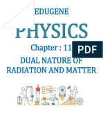 Chapter 11 - Dual Nature of Radiation and Matter