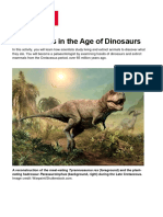 Animal Diets in The Age of Dinosaurs Author University of Leicester