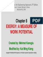 Chapter (8) - Exergy, A Measure of Work Potential