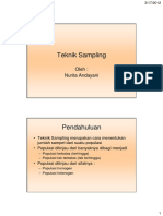 Teknik Sampling S2