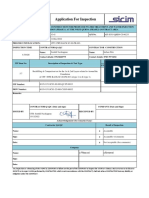 Application For Inspection of Produced Water Treatment Facilities Expansion