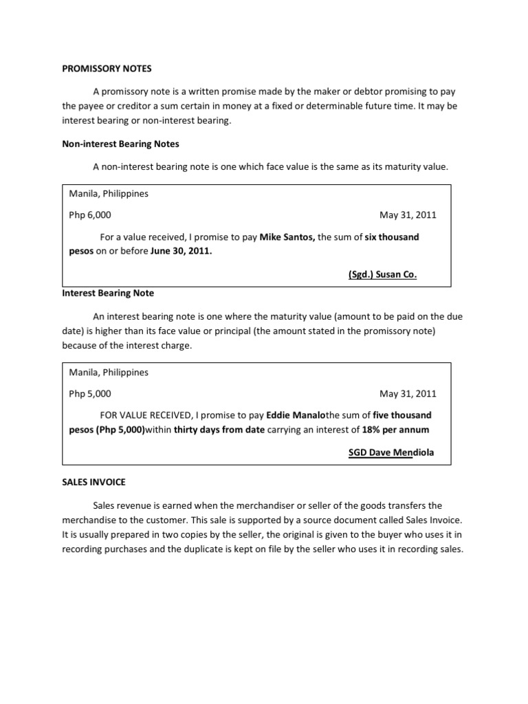 Promissory Notes | PDF | Law