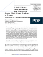 Generalized Self-Efficacy, Coping, Career Indecision, and Vocational Choices of Senior High School Students in Greece