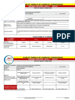 Plan de trabajo de guardias comunitarias