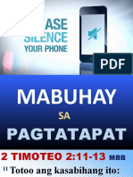 Mabuhay Sa Pagtatapat