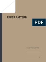 Paper Pattern and Fome