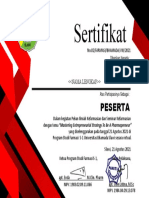 Sertifikat Webinar Series 3 TGL 21