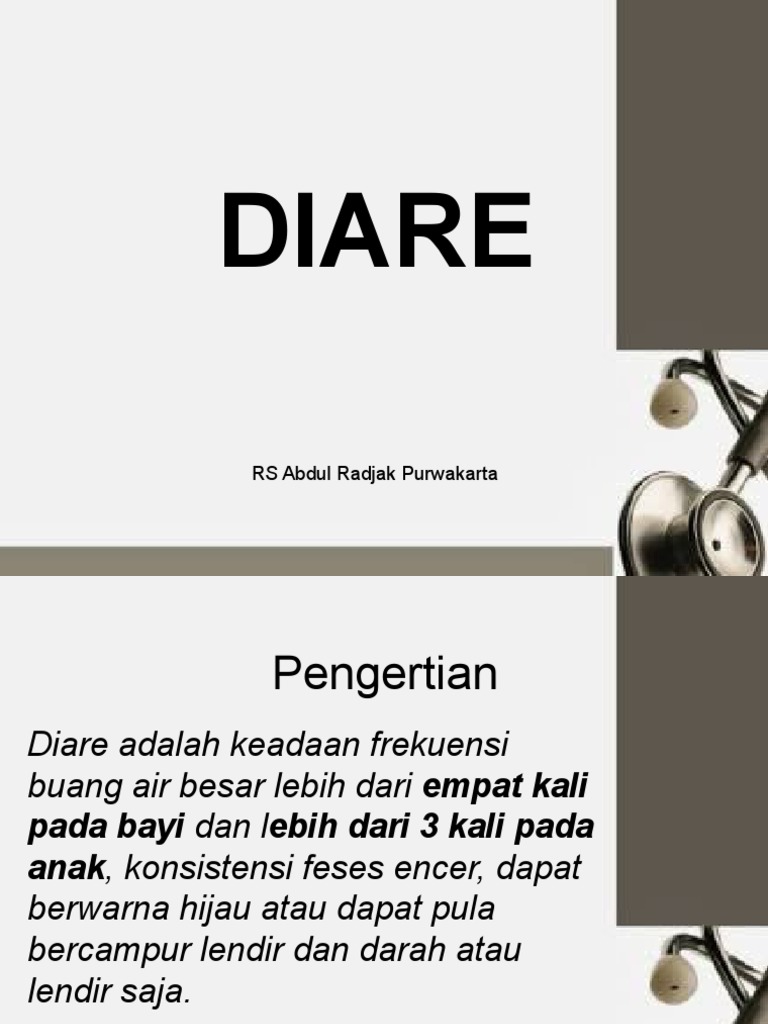 Panduan Lengkap Penanganan Diare | PDF