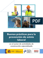 Buenas Prácticas para La Prevención de Estrés Laboral: en El Sector de Actividades de Construcción Especializada