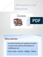 Textos Literarios y No Literarios 5