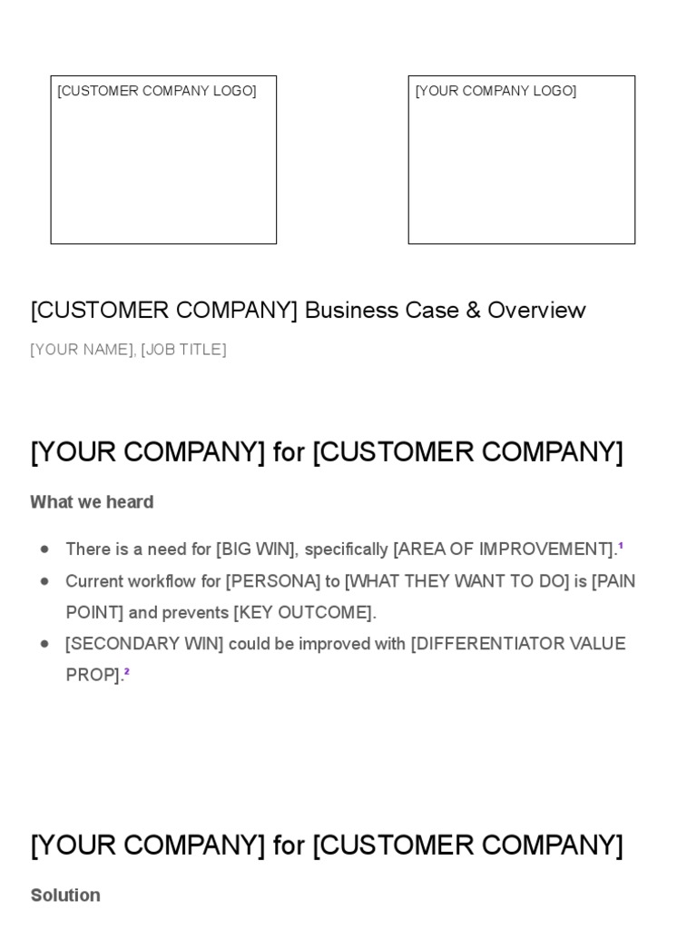 Sales Proposal Template 1 | PDF | Business Economics | Economies