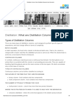 Distillation Column - Basic Distillation Equipment and Operation