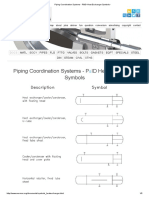 Piping Coordination Systems - P&ID Heat Exchanger Symbols
