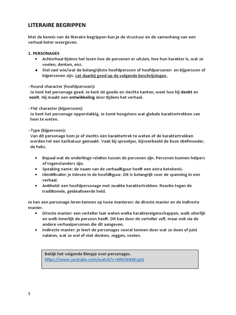 Literaire Begrippen PDF