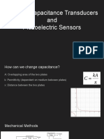 Variable capacitance and piezoelectric sensors explained