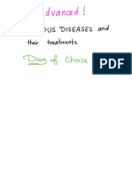 Advanced, Diseases and Their Treatments, Drugs of Choice