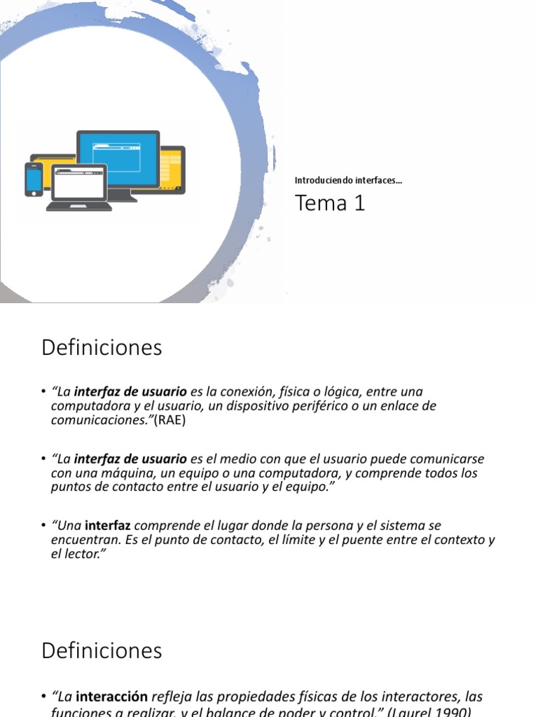 Tipos y evolución de interfaces de usuario | PDF | Interfaz de usuario ...