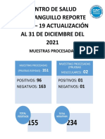 Centro de Salud Huaranguillo Reporte Covid Dic 2021