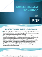 Konsep Filsafat Pendidikan