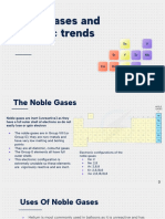 Noble Gases & Periodic Trends