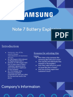 Note 7 Battery Explosion Presentation
