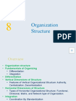 Org. Structure. Ch. 8.Online-April 7