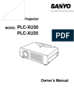 PLC-30XU Projector Manual 1326