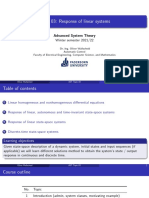 Lec03 - Response of A Linear System