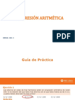 Progresión Aritmética - Guía de Práctica